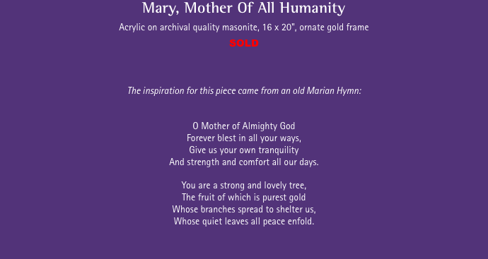 Mary, Mother Of All Humanity