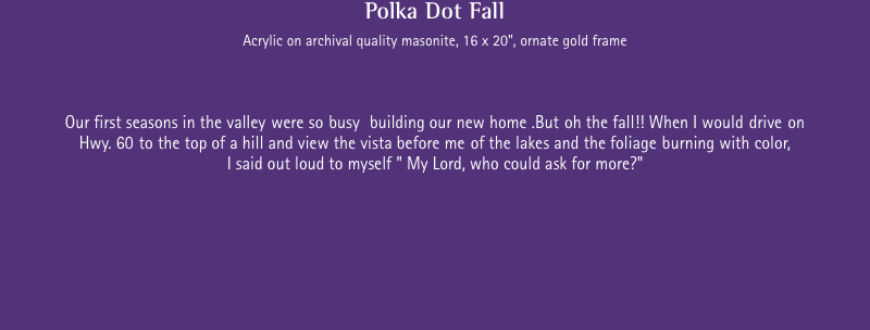 Polka Dot Fall